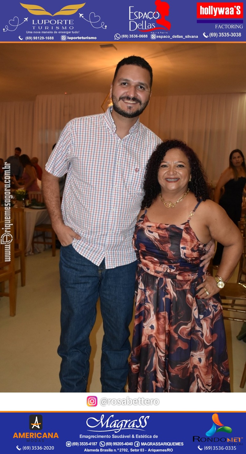 Jantar na Loja Maçônica Vigilantes da Ordem em Comemoração ao DIA DAS MÃES em Ariquemes Rondônia