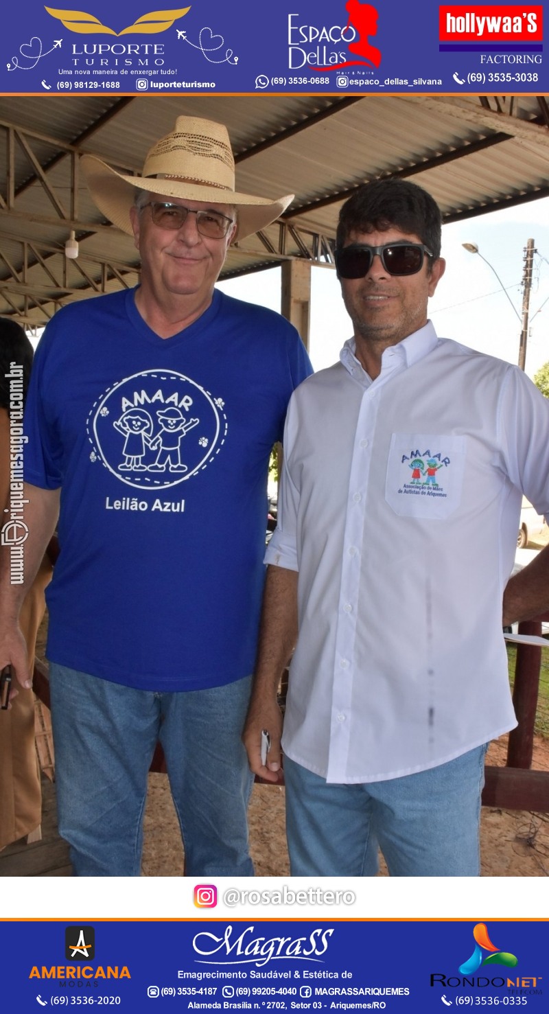 12º Leilão Azul em Prol da AMAAR Ariquemes Rondônia