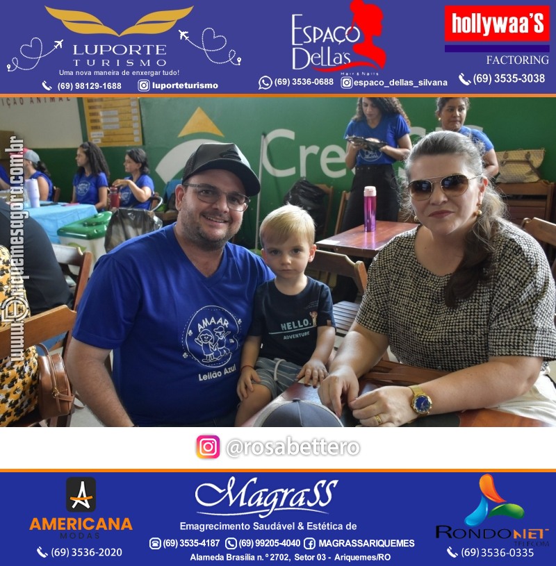 12º Leilão Azul em Prol da AMAAR Ariquemes Rondônia