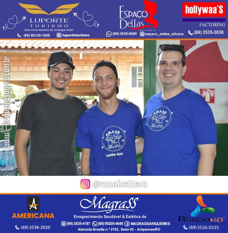12º Leilão Azul em Prol da AMAAR Ariquemes Rondônia