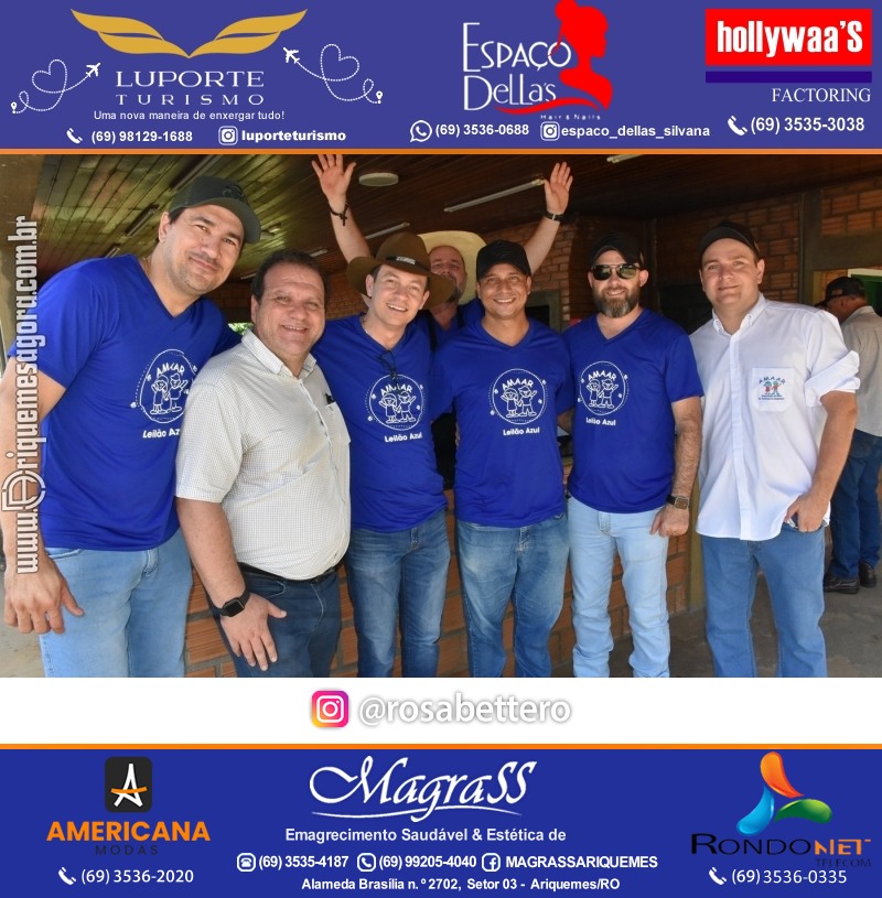 12º Leilão Azul em Prol da AMAAR Ariquemes Rondônia