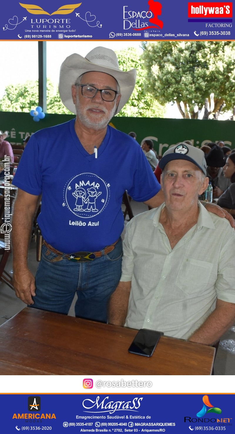 12º Leilão Azul em Prol da AMAAR Ariquemes Rondônia
