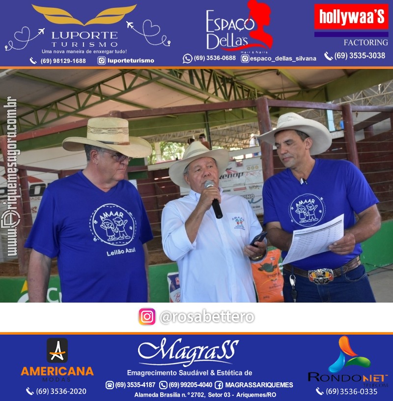 12º Leilão Azul em Prol da AMAAR Ariquemes Rondônia