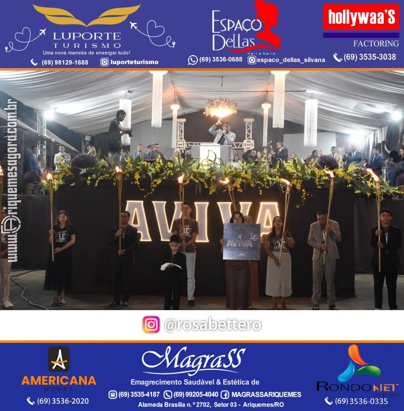 20° AVIVA ARIQUEMES Tema: "Até que Ele venha!" em Ariquemes Rondônia