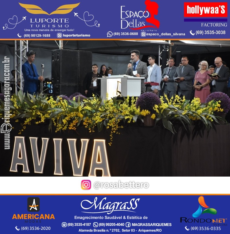 20° AVIVA ARIQUEMES Tema: "Até que Ele venha!" em Ariquemes Rondônia