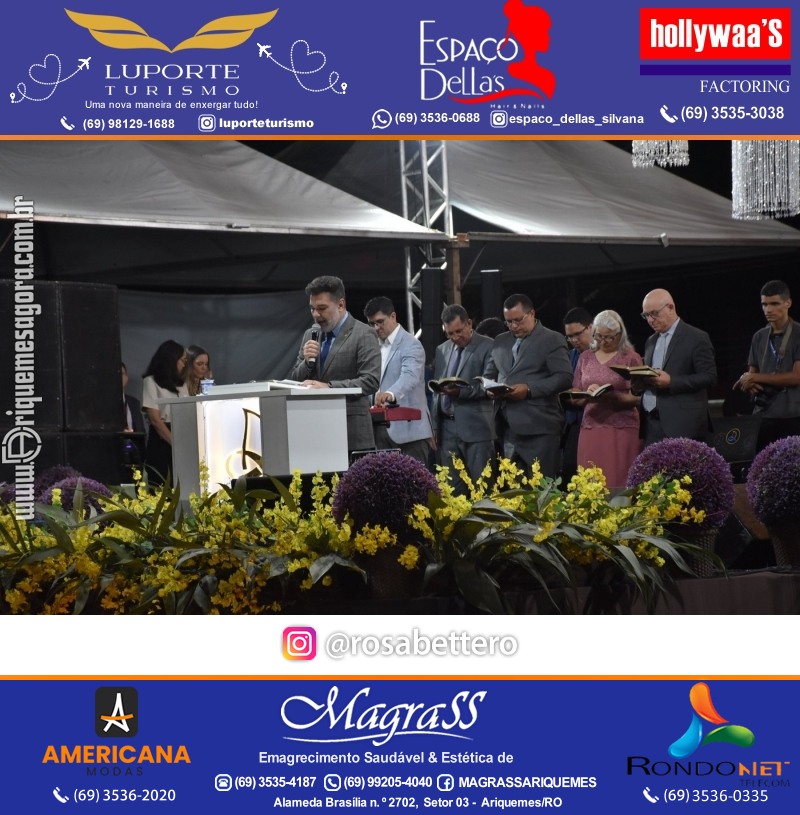 20° AVIVA ARIQUEMES Tema: "Até que Ele venha!" em Ariquemes Rondônia