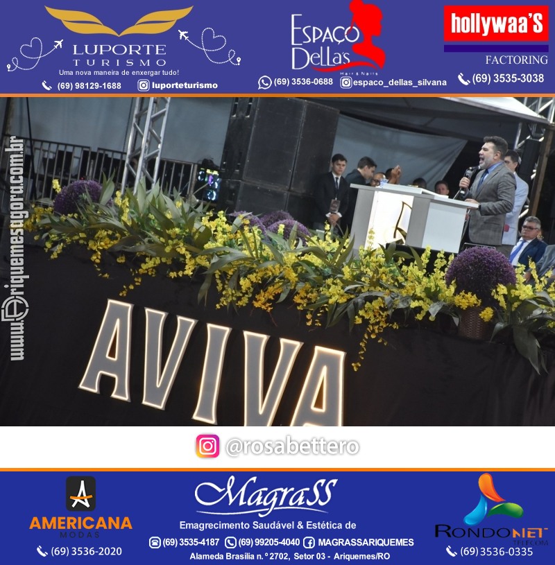 20° AVIVA ARIQUEMES Tema: "Até que Ele venha!" em Ariquemes Rondônia