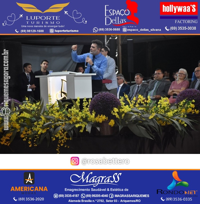 20° AVIVA ARIQUEMES Tema: "Até que Ele venha!" em Ariquemes Rondônia