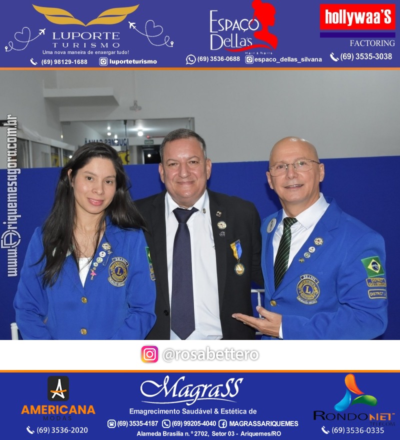 Cerimônia de Posse Lions Clube Ariquemes Canaã da Nova Diretoria-Gestão 2025-2026