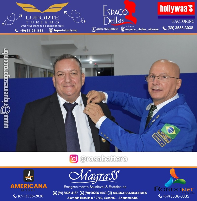 Cerimônia de Posse Lions Clube Ariquemes Canaã da Nova Diretoria-Gestão 2025-2026