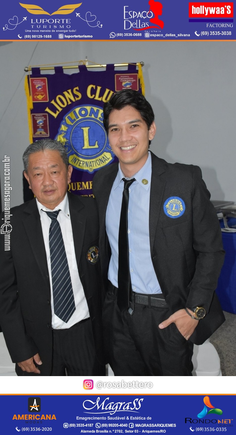 Cerimônia de Posse Lions Clube Ariquemes Canaã da Nova Diretoria-Gestão 2025-2026