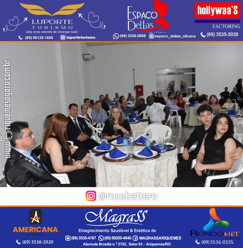 Cerimônia de Posse Lions Clube Ariquemes Canaã da Nova Diretoria-Gestão 2025-2026