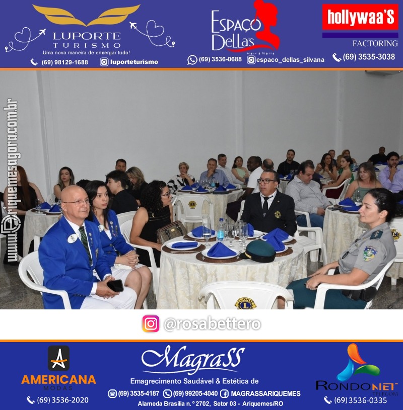 Cerimônia de Posse Lions Clube Ariquemes Canaã da Nova Diretoria-Gestão 2025-2026