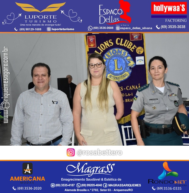 Cerimônia de Posse Lions Clube Ariquemes Canaã da Nova Diretoria-Gestão 2025-2026