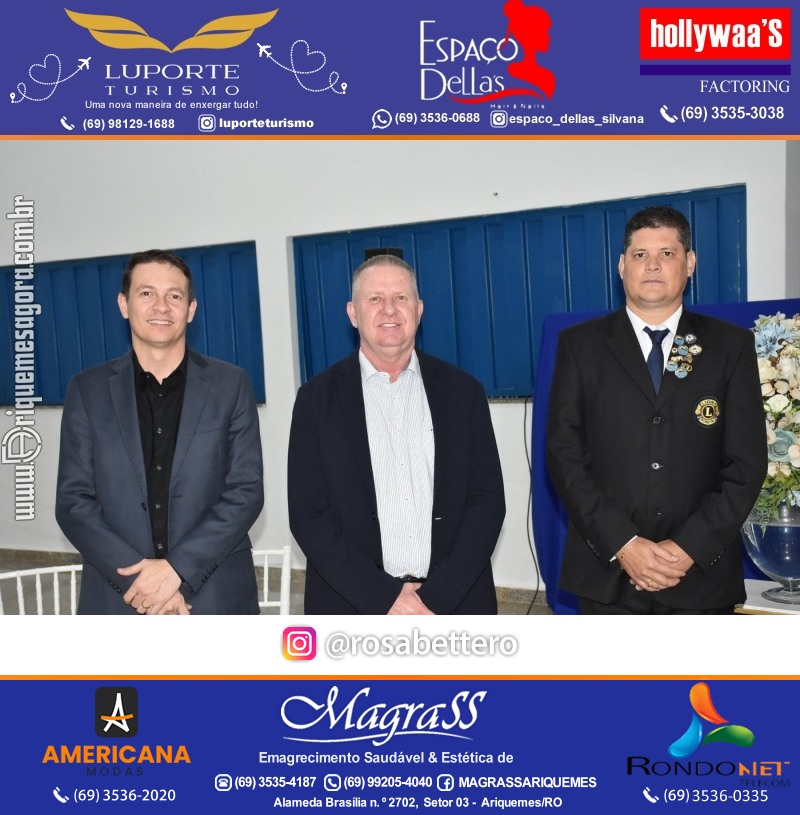 Cerimônia de Posse Lions Clube Ariquemes Canaã da Nova Diretoria-Gestão 2025-2026