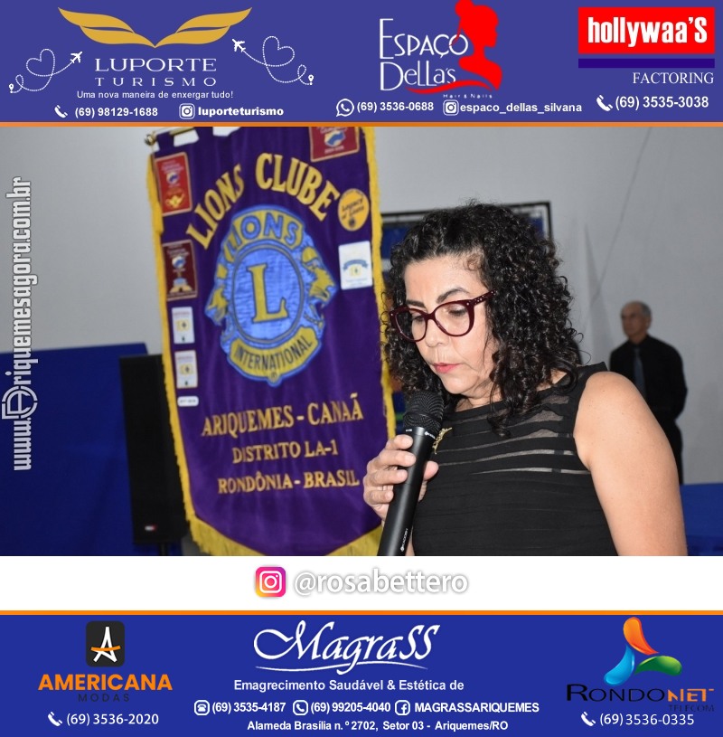 Cerimônia de Posse Lions Clube Ariquemes Canaã da Nova Diretoria-Gestão 2025-2026
