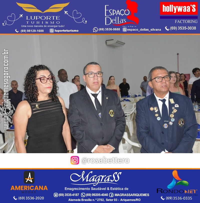 Cerimônia de Posse Lions Clube Ariquemes Canaã da Nova Diretoria-Gestão 2025-2026