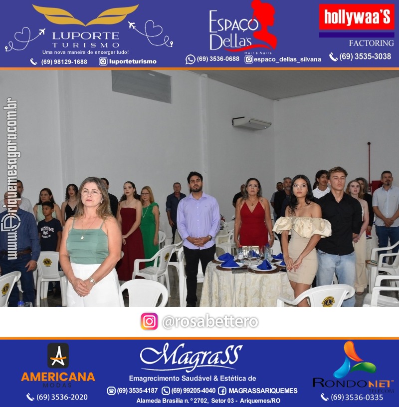 Cerimônia de Posse Lions Clube Ariquemes Canaã da Nova Diretoria-Gestão 2025-2026
