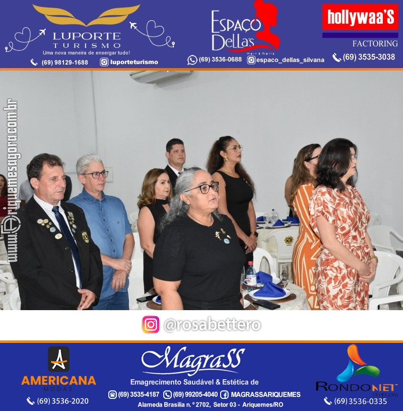 Cerimônia de Posse Lions Clube Ariquemes Canaã da Nova Diretoria-Gestão 2025-2026