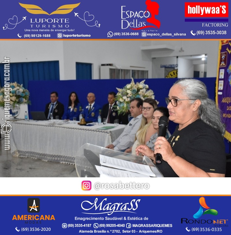 Cerimônia de Posse Lions Clube Ariquemes Canaã da Nova Diretoria-Gestão 2025-2026
