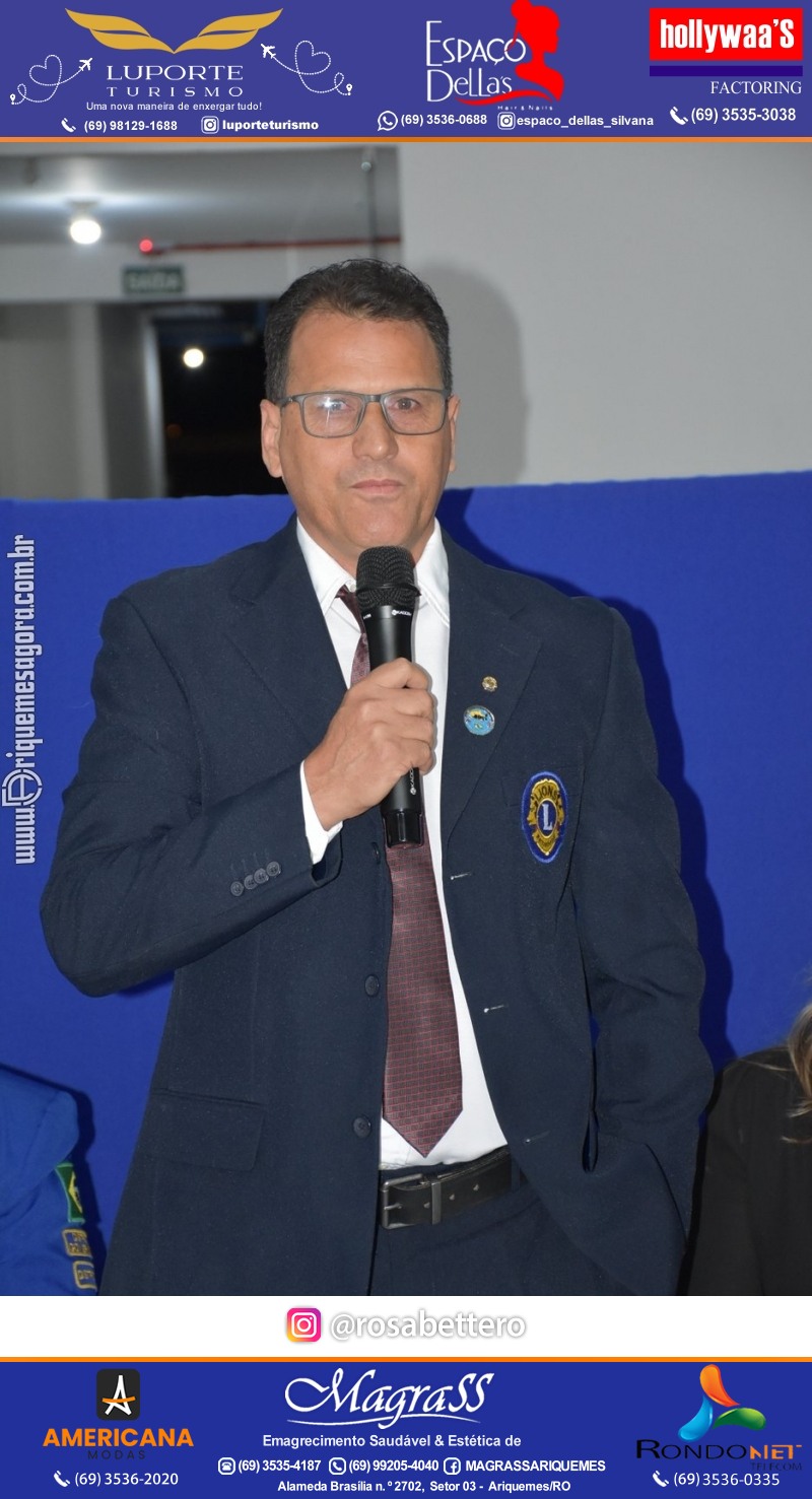 Cerimônia de Posse Lions Clube Ariquemes Canaã da Nova Diretoria-Gestão 2025-2026