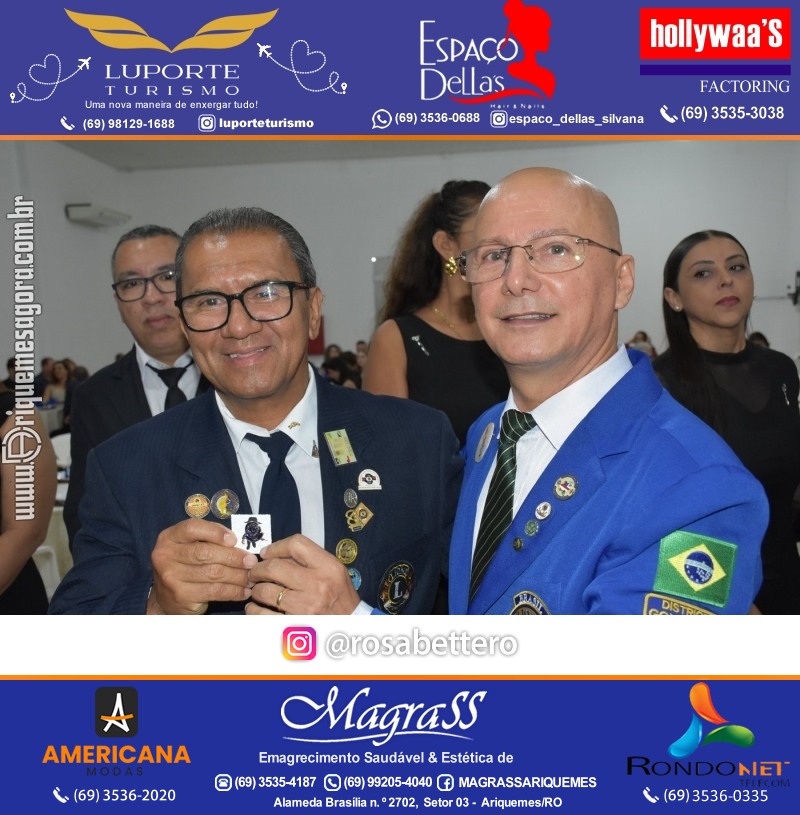 Cerimônia de Posse Lions Clube Ariquemes Canaã da Nova Diretoria-Gestão 2025-2026