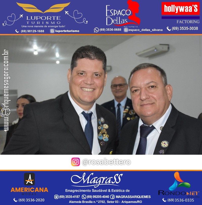 Cerimônia de Posse Lions Clube Ariquemes Canaã da Nova Diretoria-Gestão 2025-2026