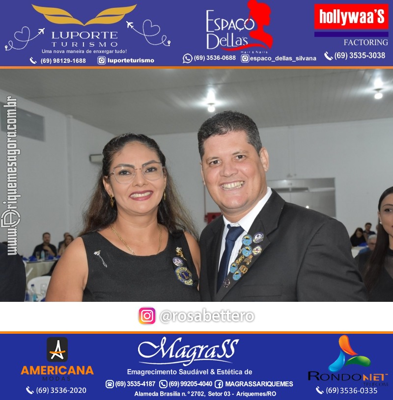 Cerimônia de Posse Lions Clube Ariquemes Canaã da Nova Diretoria-Gestão 2025-2026
