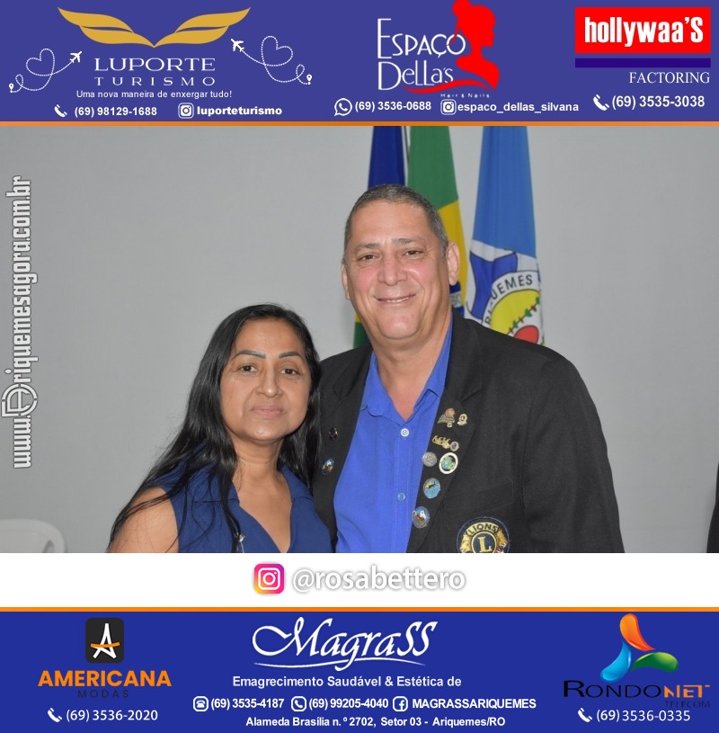 Cerimônia de Posse Lions Clube Ariquemes Canaã da Nova Diretoria-Gestão 2025-2026