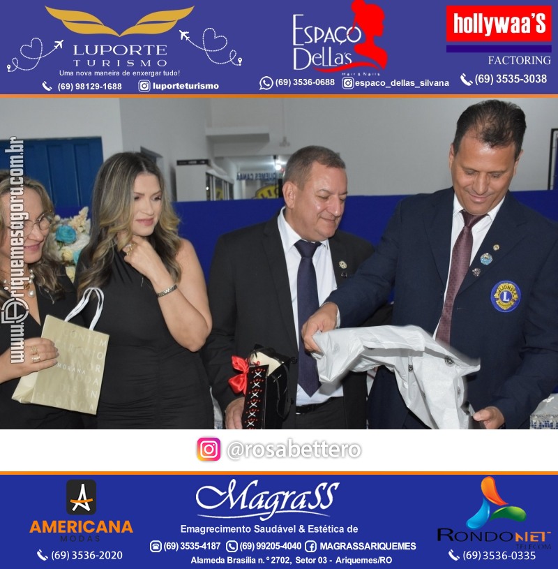 Cerimônia de Posse Lions Clube Ariquemes Canaã da Nova Diretoria-Gestão 2025-2026