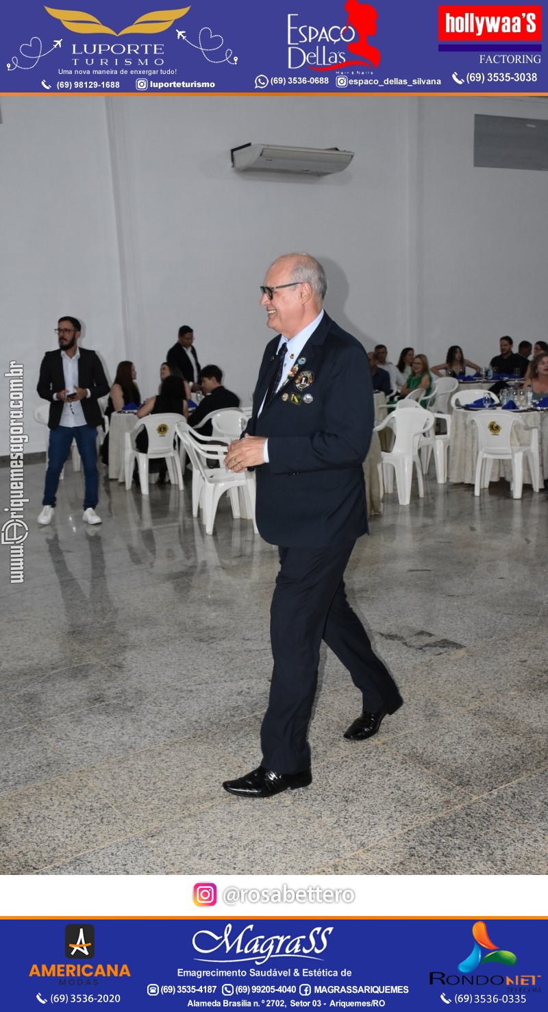Cerimônia de Posse Lions Clube Ariquemes Canaã da Nova Diretoria-Gestão 2025-2026