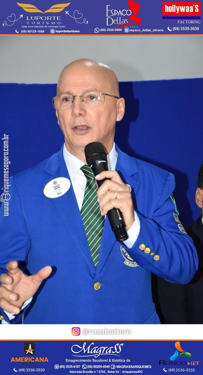 Cerimônia de Posse Lions Clube Ariquemes Canaã da Nova Diretoria-Gestão 2025-2026