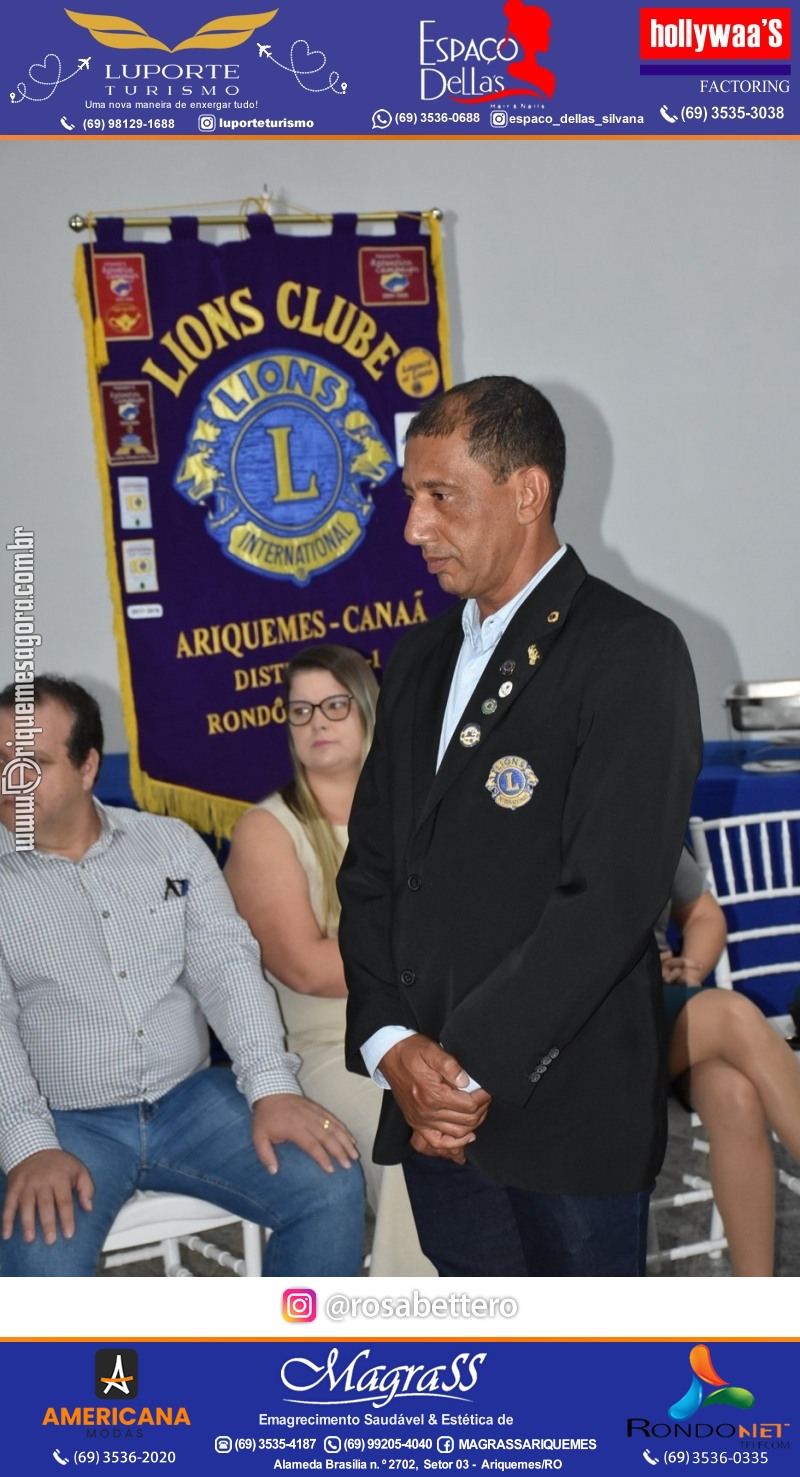Cerimônia de Posse Lions Clube Ariquemes Canaã da Nova Diretoria-Gestão 2025-2026