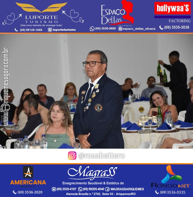 Cerimônia de Posse Lions Clube Ariquemes Canaã da Nova Diretoria-Gestão 2025-2026