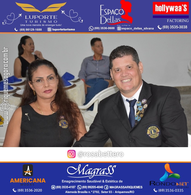 Cerimônia de Posse Lions Clube Ariquemes Canaã da Nova Diretoria-Gestão 2025-2026