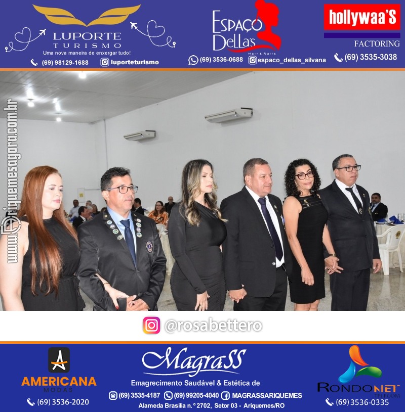 Cerimônia de Posse Lions Clube Ariquemes Canaã da Nova Diretoria-Gestão 2025-2026