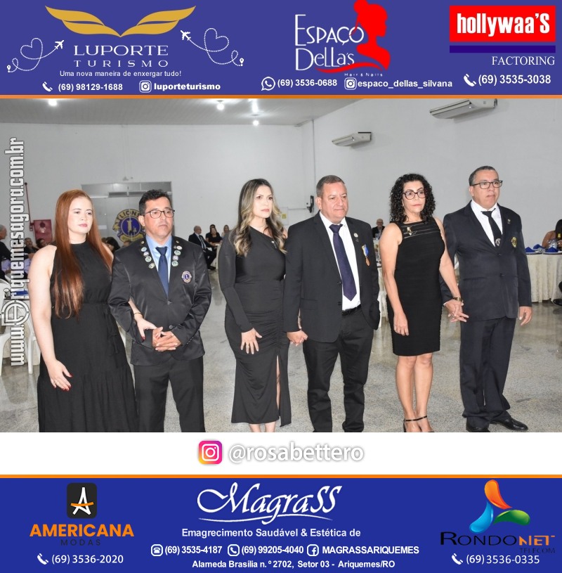 Cerimônia de Posse Lions Clube Ariquemes Canaã da Nova Diretoria-Gestão 2025-2026