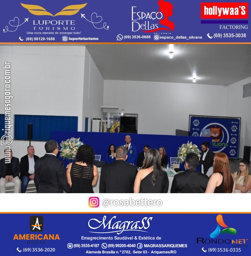 Cerimônia de Posse Lions Clube Ariquemes Canaã da Nova Diretoria-Gestão 2025-2026