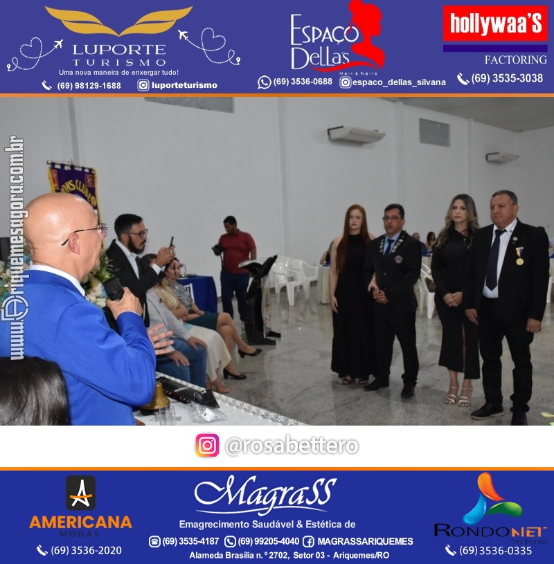 Cerimônia de Posse Lions Clube Ariquemes Canaã da Nova Diretoria-Gestão 2025-2026