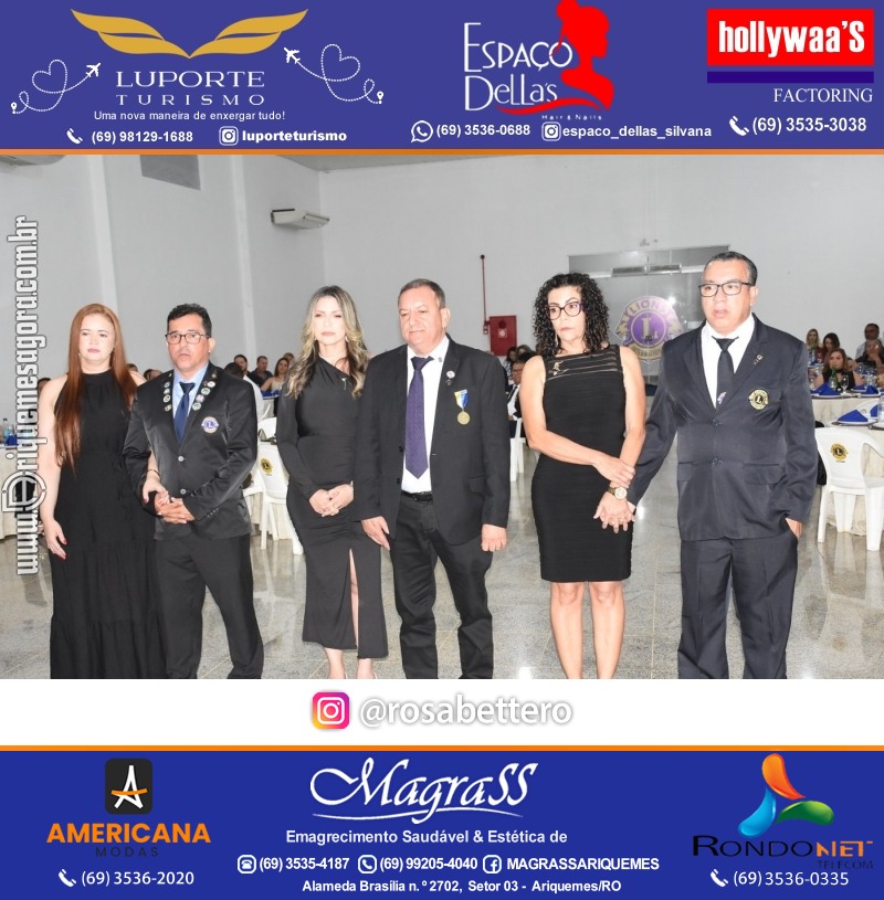 Cerimônia de Posse Lions Clube Ariquemes Canaã da Nova Diretoria-Gestão 2025-2026