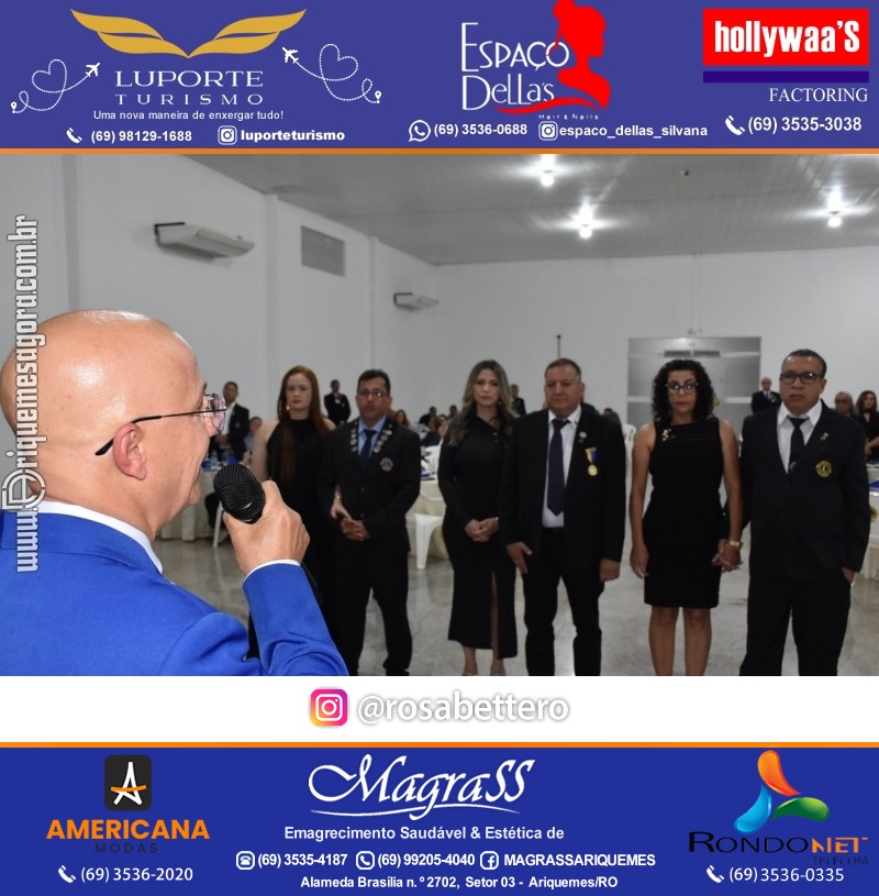 Cerimônia de Posse Lions Clube Ariquemes Canaã da Nova Diretoria-Gestão 2025-2026