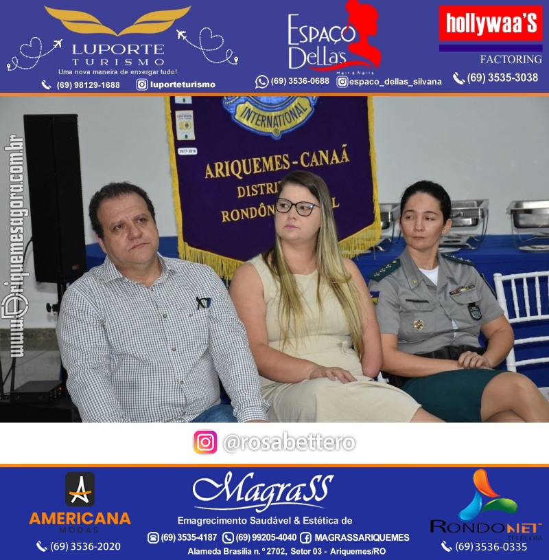 Cerimônia de Posse Lions Clube Ariquemes Canaã da Nova Diretoria-Gestão 2025-2026