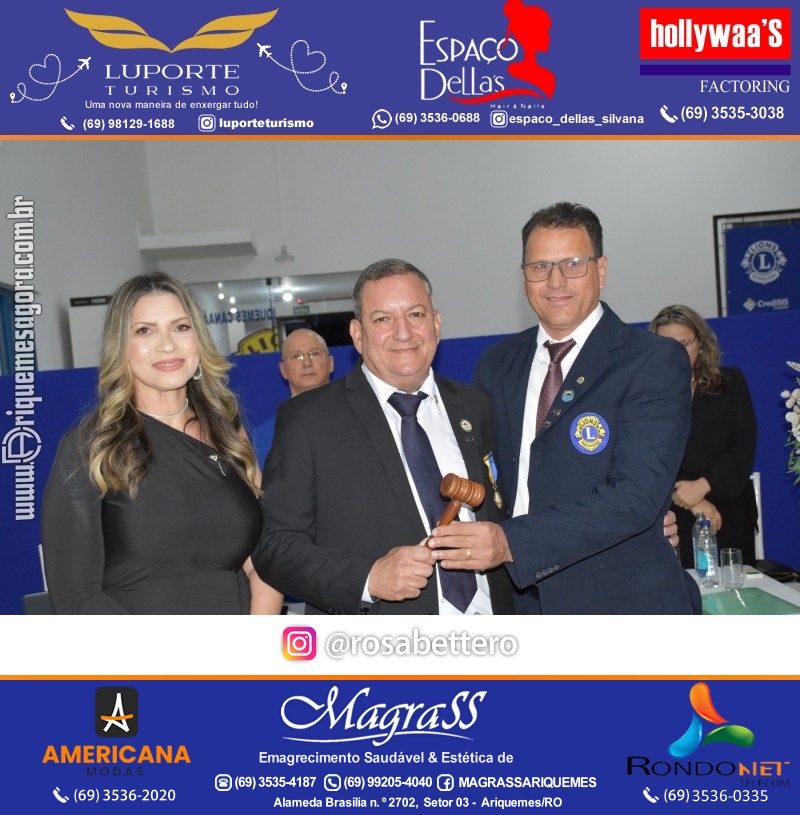 Cerimônia de Posse Lions Clube Ariquemes Canaã da Nova Diretoria-Gestão 2025-2026