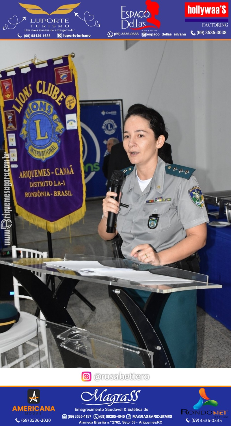 Cerimônia de Posse Lions Clube Ariquemes Canaã da Nova Diretoria-Gestão 2025-2026