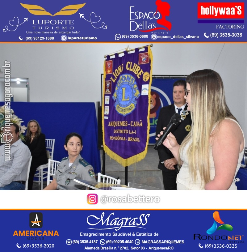 Cerimônia de Posse Lions Clube Ariquemes Canaã da Nova Diretoria-Gestão 2025-2026