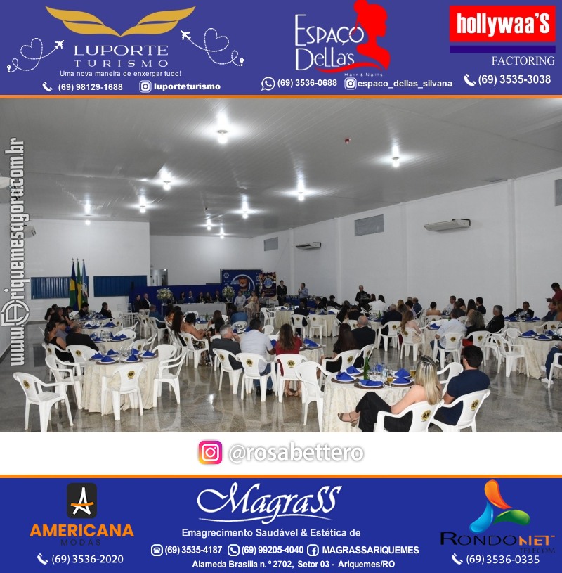 Cerimônia de Posse Lions Clube Ariquemes Canaã da Nova Diretoria-Gestão 2025-2026