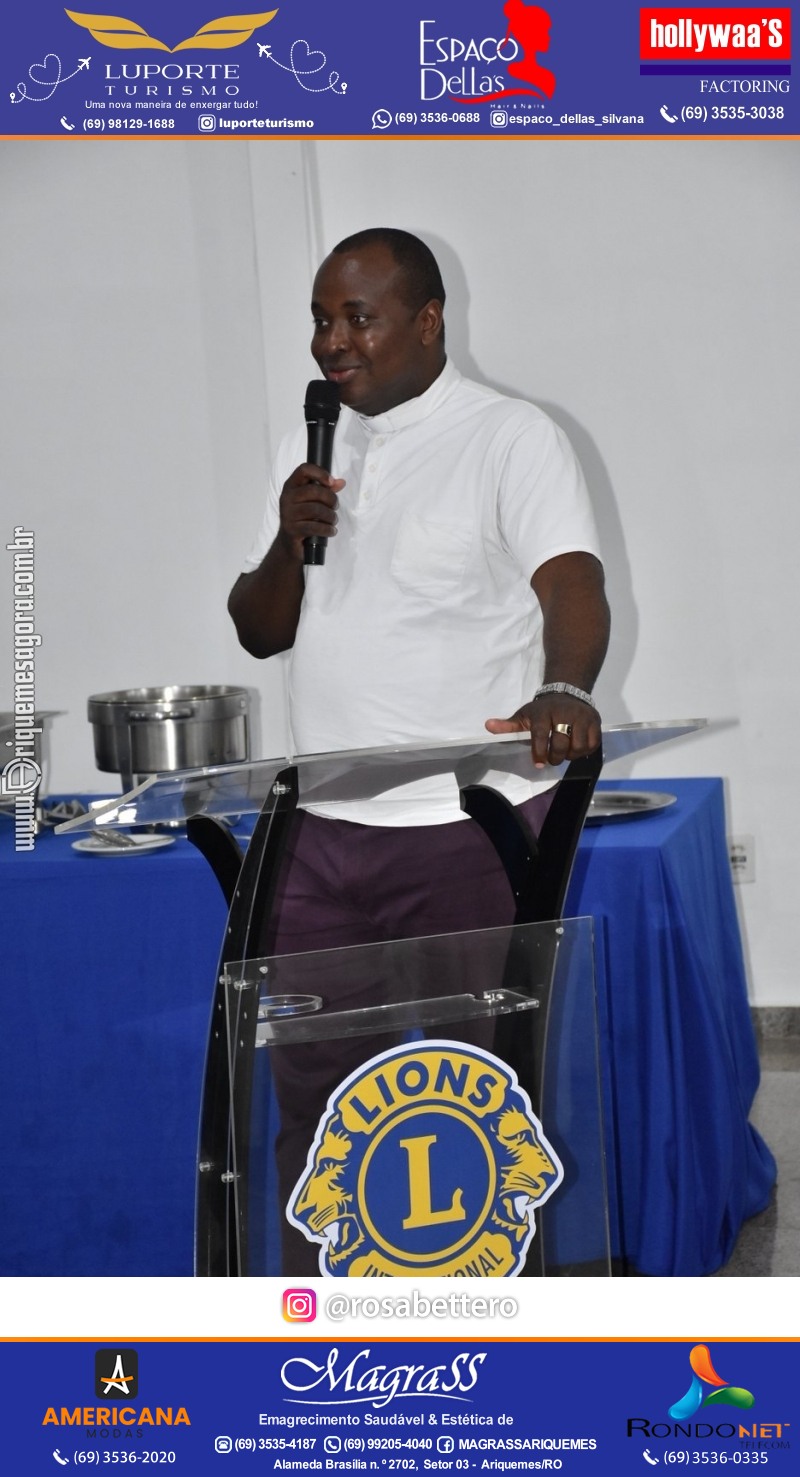 Cerimônia de Posse Lions Clube Ariquemes Canaã da Nova Diretoria-Gestão 2025-2026