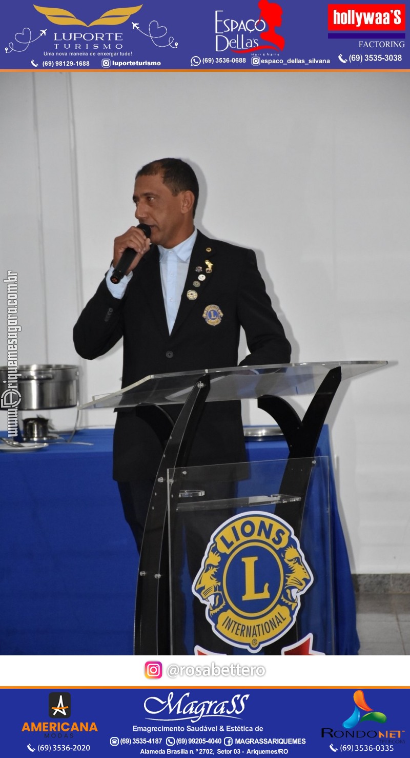 Cerimônia de Posse Lions Clube Ariquemes Canaã da Nova Diretoria-Gestão 2025-2026