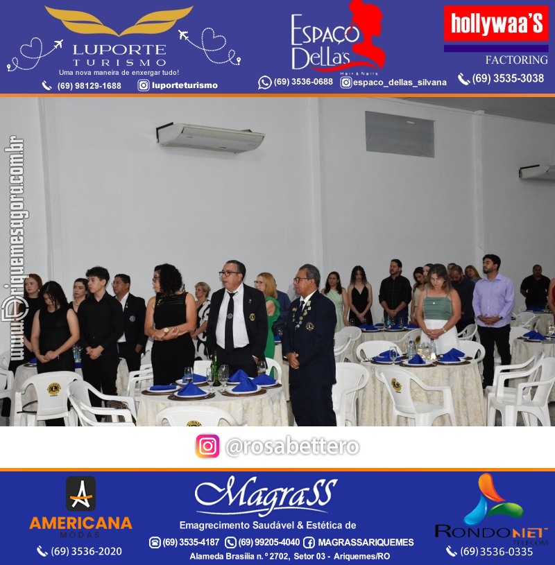 Cerimônia de Posse Lions Clube Ariquemes Canaã da Nova Diretoria-Gestão 2025-2026