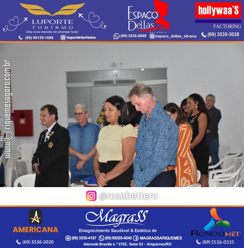 Cerimônia de Posse Lions Clube Ariquemes Canaã da Nova Diretoria-Gestão 2025-2026